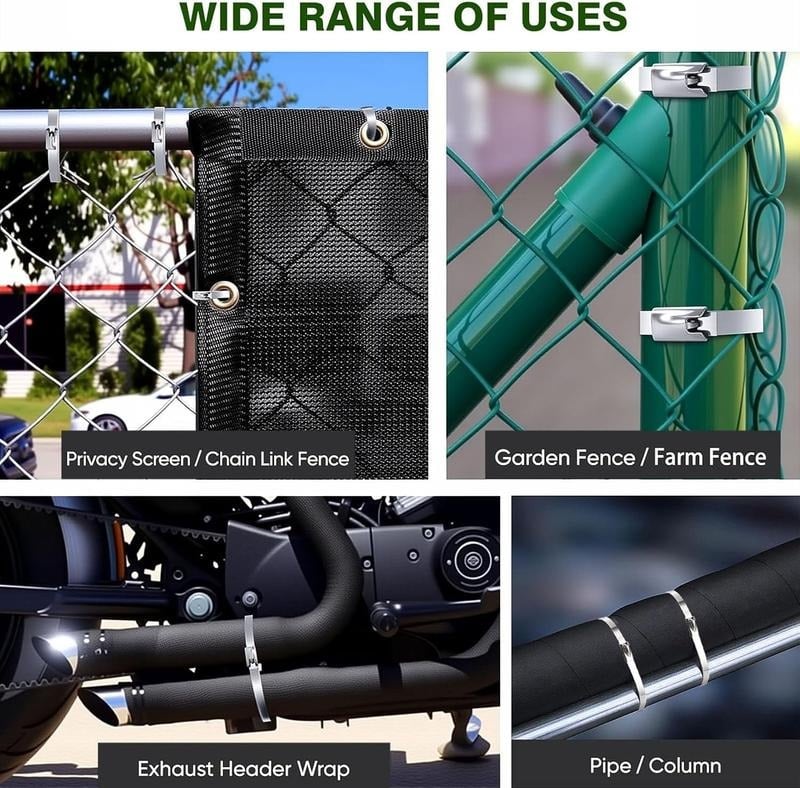 🔥Stainless Steel Cable Tie Gun with Metal Zip Ties (Buy 1 Get 1 Free)
