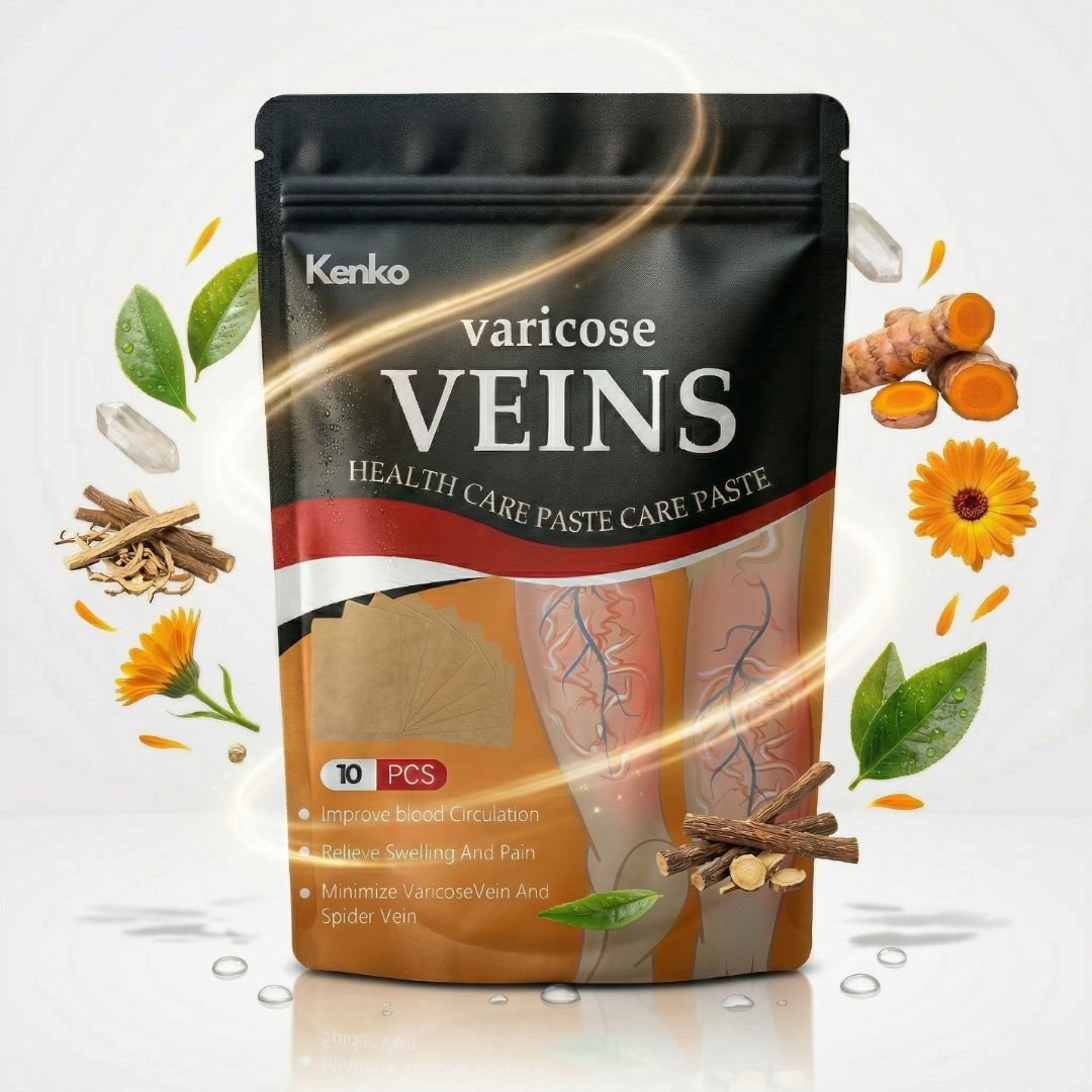 Spider & Varicose Vein Patches | Natural Herbal Therapy for Swelling, Fatigue & Vein Health (Buy 1 Get 1 Free)