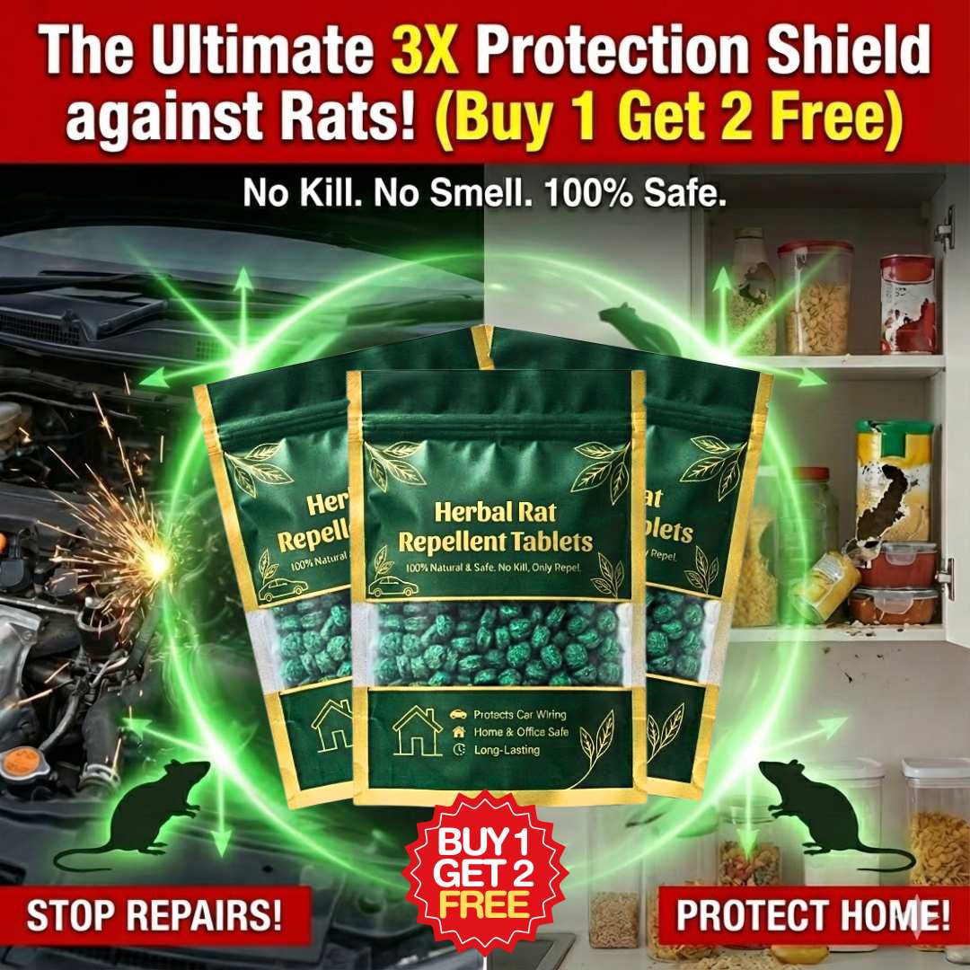 Herbal Rat Repellent Tablets | Buy 1 Get 2 Free