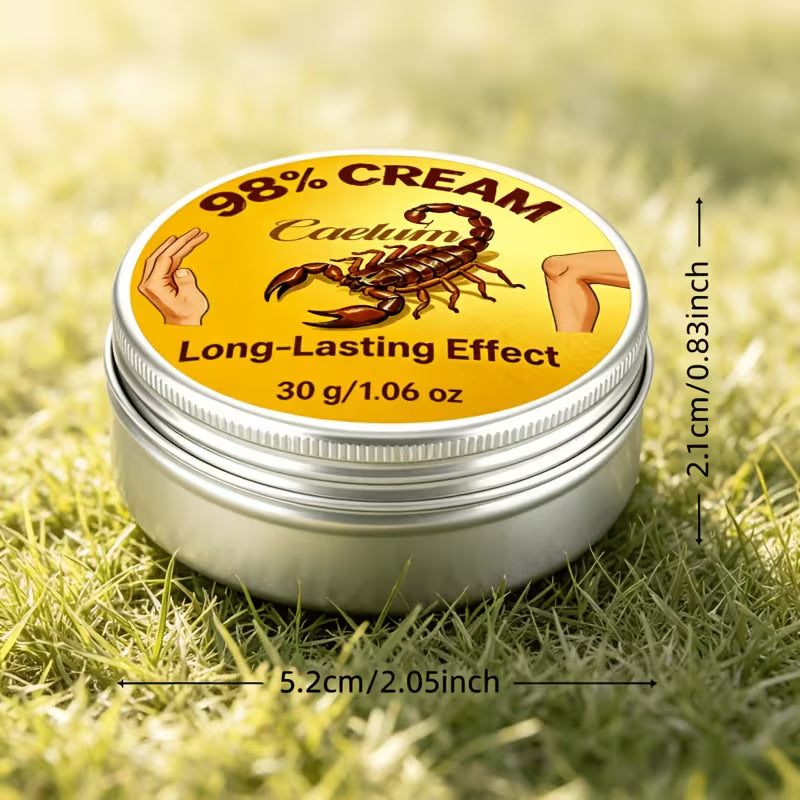 98% Strong Herbal Scorpion Cream (Buy 1 Get 1 Free)