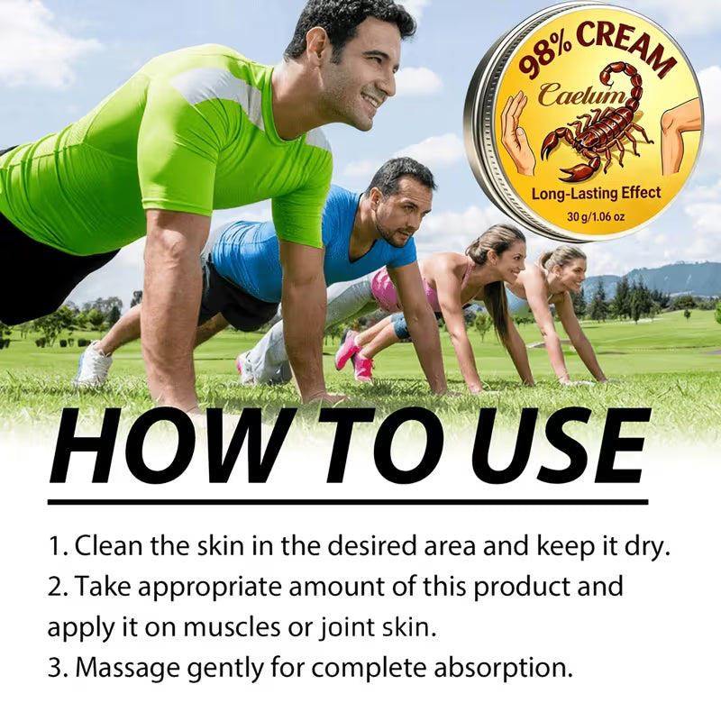 98% Strong Herbal Scorpion Cream (Buy 1 Get 1 Free)