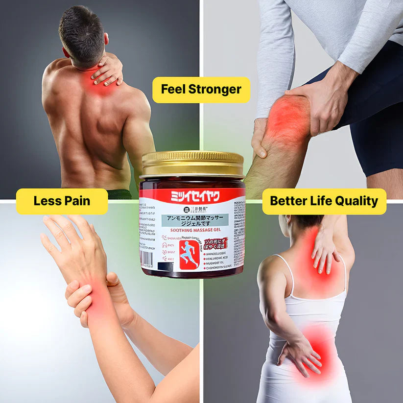 Japanese Massage Gel for Joint & Muscle Pain.