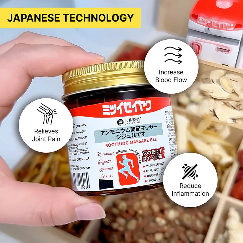 Japanese Massage Gel for Joint & Muscle Pain.