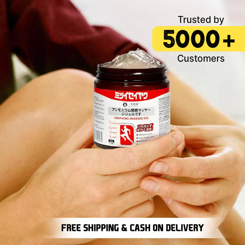 Japanese Massage Gel for Joint & Muscle Pain.