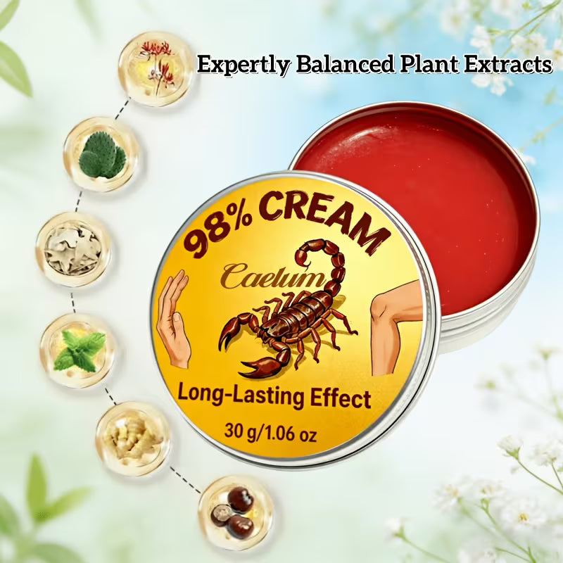 98% Strong Herbal Scorpion Cream (Buy 1 Get 1 Free)